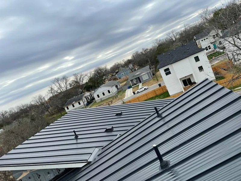 Standing seam metal roof panels with vents for Skylight Repair in Upper Sandusky